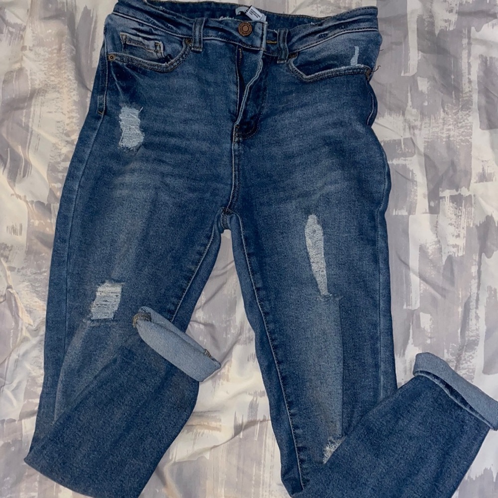 Forever 21 Ripped Jeans